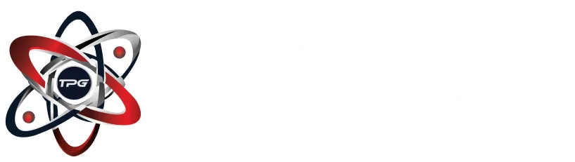 Total Power Generation Logo Stacked White Wordmark